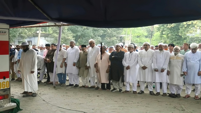 গোদাগাড়ীর কৃতী সন্তান সাবেক আইজিপি বীর মুক্তিযোদ্ধা ড. এম এনামুল হককে রাষ্ট্রীয় মর্যাদায় দাফন